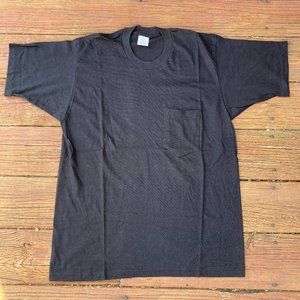 Vintage single stitch blank pocket shirt deadstock